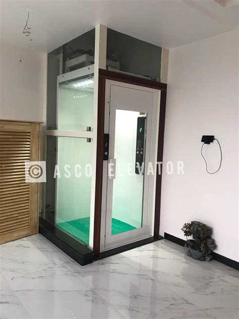 Asco Mild Steel Manual Passenger Elevator Maximum Speed 0 66 Mtr Sec