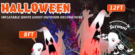 Danxilu Ft Halloween Inflatable Ghost Outdoor Decorations With