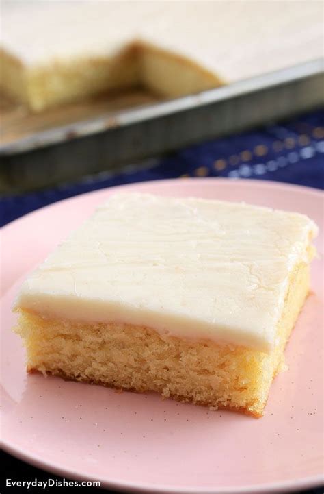 Delicious Vanilla Texas Sheet Cake With Brown Butter Icing