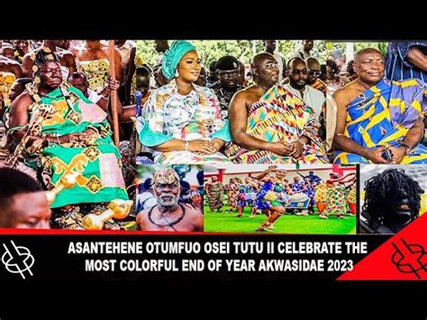 Beautiful Asantehene Otumfuo Osei Tutu Ii Celebrate The Most Colorful