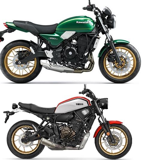 Comparativa Yamaha XSR 700 2022 Vs Kawasaki Z 650 RS 2022