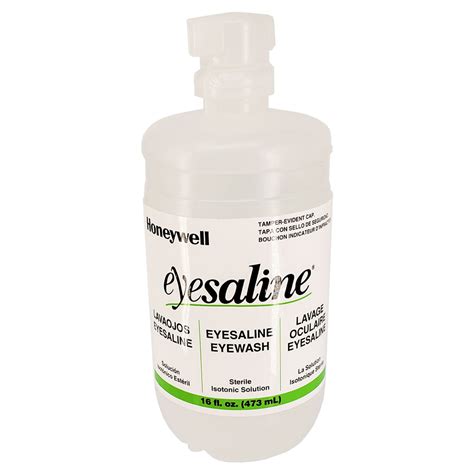 New Eyesaline Wash Station Refill 16 Oz Hi Line Inc