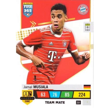 Buy Soccer Cards Jamal Musiala Bayern Munich Panini Fifa Adrenalyn