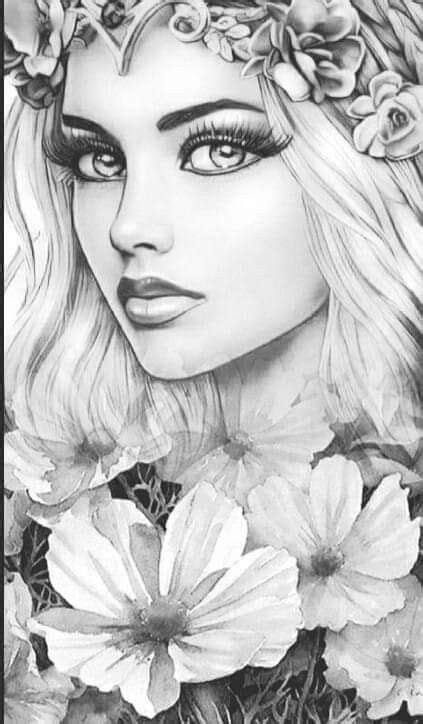 Pin By Alessandra B On Bellezza Coloring Book Art Dark Art Drawings