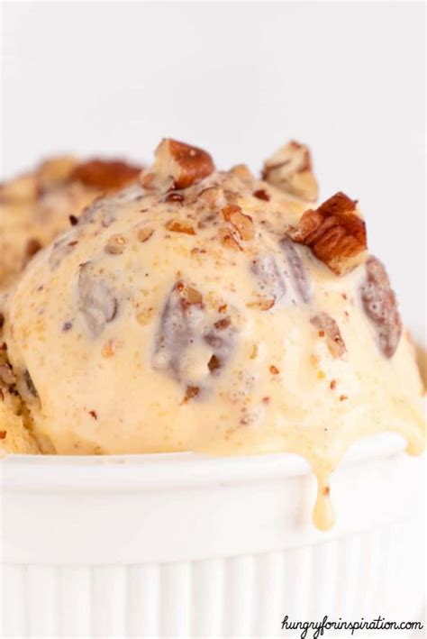 Incredibly Creamy Keto Butter Pecan Ice Cream Hungry For Inspiration