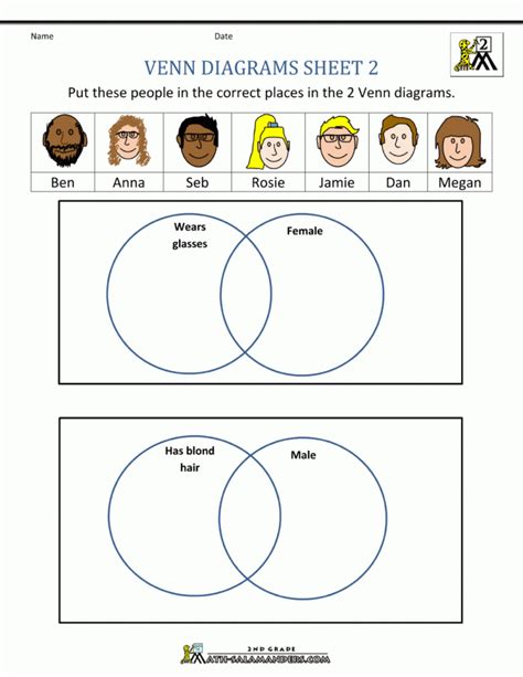 Venn Diagrams Worksheets With Answers — Db