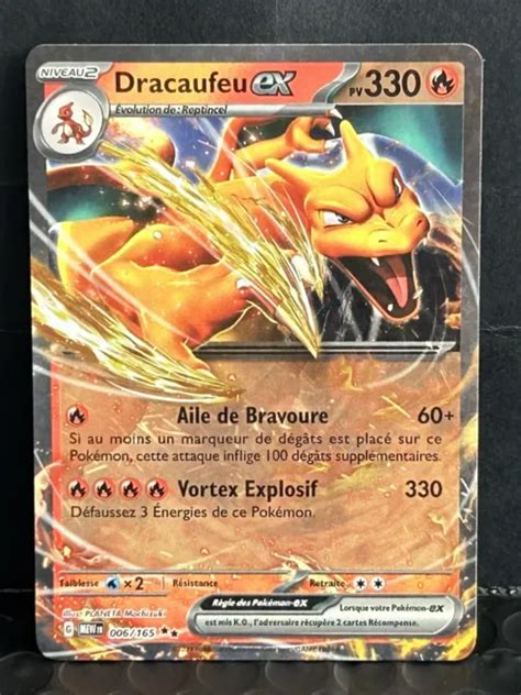 Carte Pokemon Ecarlate Et Violet Dracaufeu Ex Fr Eur