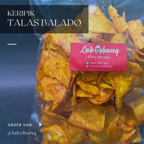 Jual Keripik Talas Baladosanjai Taleh Khas Minang Shopee Indonesia