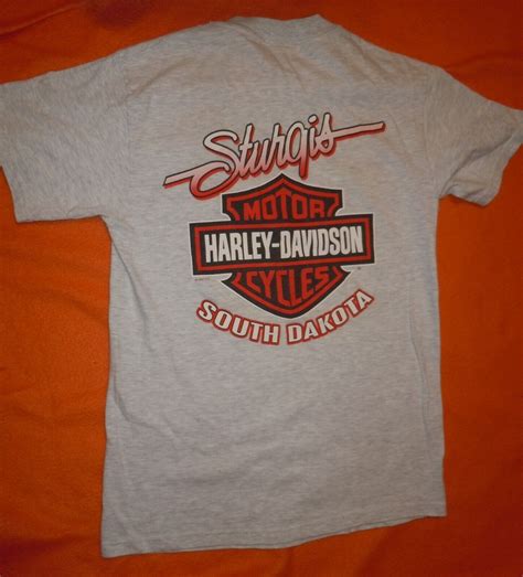 Harley Davidson Vintage Sturgis Bike Week Rally T Sh Gem