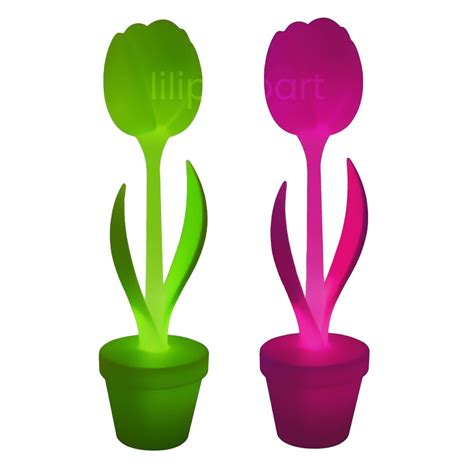 Fleur Géante Led Tulipe Xxl Hôtel événementiel Luminaires Salles D