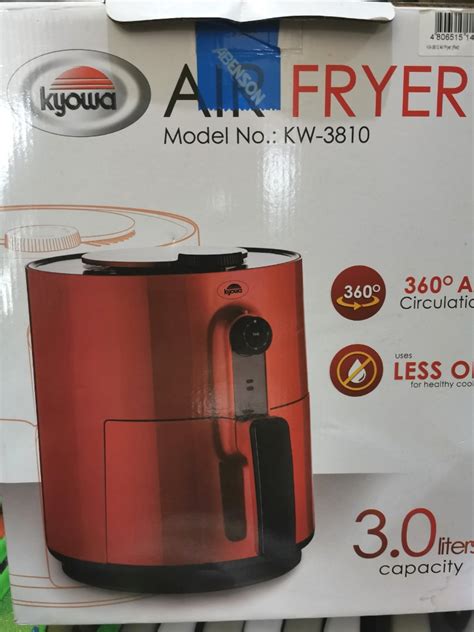 Kyowa Air Fryer Liter Tv Home Appliances Kitchen Appliances