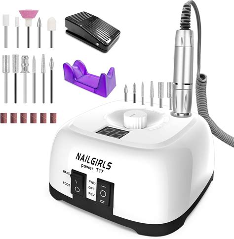 Amazon NAILGIRLS Electric Nail Drill Professional 35000RPM