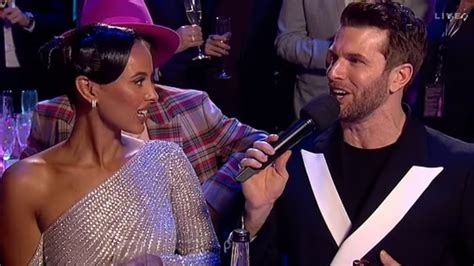 Masked Singer Star Joel Dommett Shocks Maya Jama With Very Crude Elton