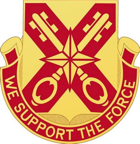 Coat Of Arms Crest Of 927th Support Battalion Florida Army National