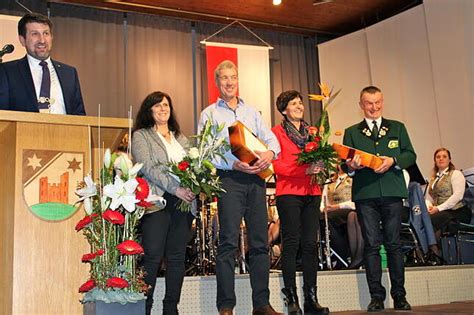 Herdwangen Schönach Neujahrsempfang mit Amtseinsetzung von