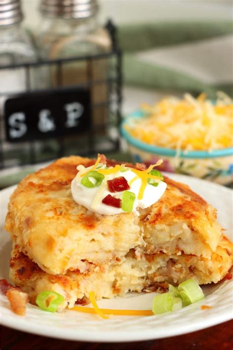 Bacon And Cheese Leftover Mashed Potato Patties Recipe Inspirational Momma