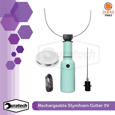 Jual Alat Pemotong Gabus Portable Dengan Baterai Cas Rechargeable Styrofoam Cutter V Hot