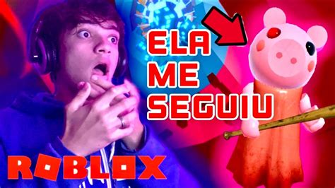 JOGANDO ROBLOX PELA PRIMEIRA VEZ Piggy E Torre Do Inferno YouTube