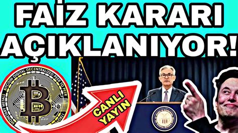 Fed Fa Z Karari Canli Yayin B Tco N Altin Dolar Anal Z Youtube