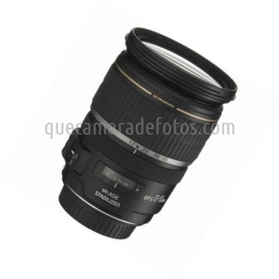 Canon Ef S Mm F Is Usm Ef S Caracter Sticas Y Valoraci N