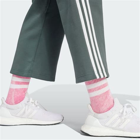 Adidas Future Icons 3 Stripes Open Hem Pants Grey Adidas Uae