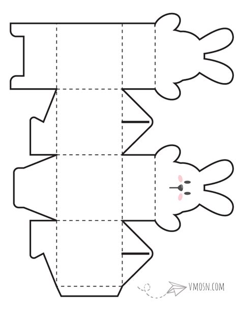 Caja Conejo Pascua Vmosn