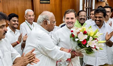 Rahul Gandhi Appointed Leader Of Opposition In Lok Sabha Telangana Today