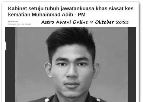 Kabinet Setuju Tubuh Jawatankuasa Khas Siasat Kes Kematian Muhammad