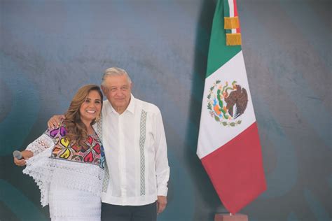 El presidente López Obrador y Mara Lezama inauguran la ruta Cancún