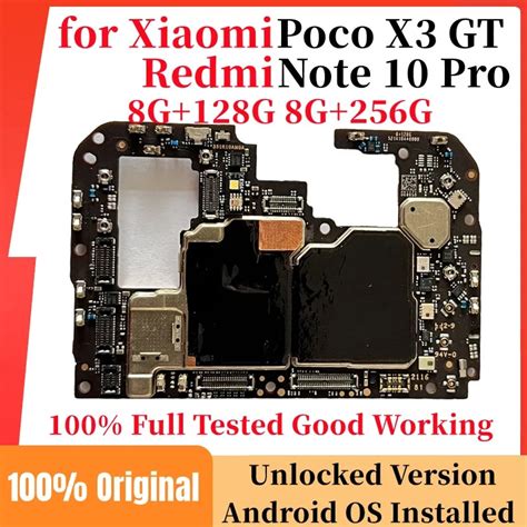 Logic Board For Xiaomi Poco X3 GT Motherboard Original Unlocked With