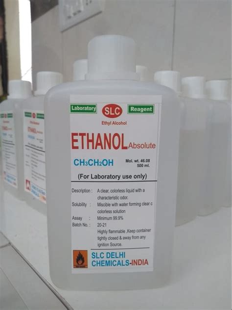 Lab Reagent Lr Grade Ml Bottle Ethanol For Laboratory Use At