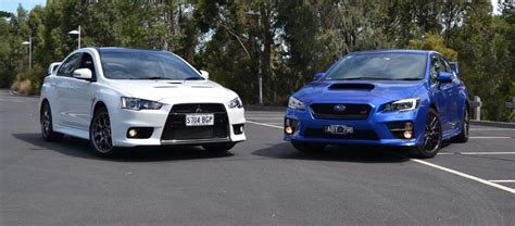 Head To Head Subaru Wrx Sti Vs Mitsubishi Lancer Evo X Final Edition