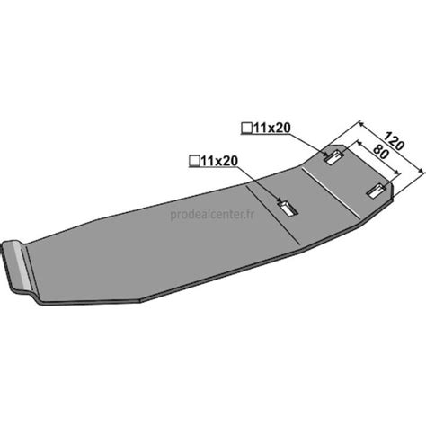 Patin De Lamier Adaptable Faucheuse Kuhn Fc G Gt Rg