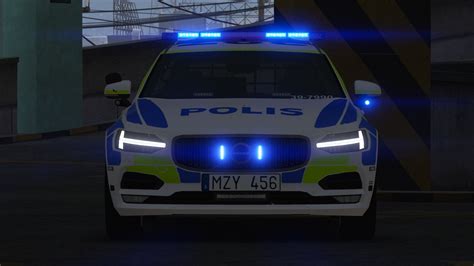 Volvo V Swedish Police Marked Gta Mods