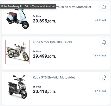 Kuba Motosiklet Fiyat Listesi 2023 Motosiklet Sitesi