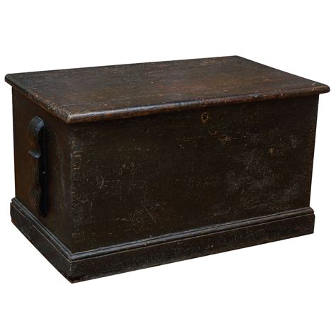 Large Painted Blanket Box At 1stdibs