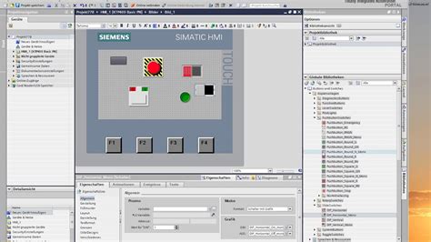 Teil Siemens Logo Und Hmi Taster Und Schalter Bibliothek Verwenden