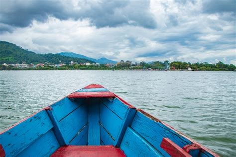 Premium Photo Boats At Phewa Fewa Lake In Pokhara Nepal