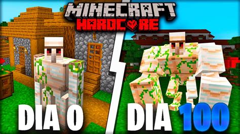 Sobreviv D As Como Un Golem De Hierro En Minecraft Hardcore