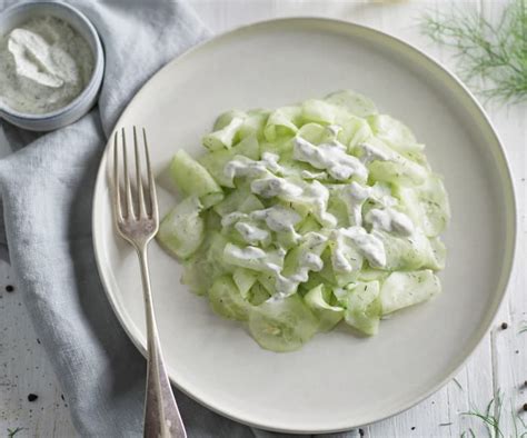 Ensalada De Pepino Con Eneldo Y Salsa De Yogur Cookidoo La