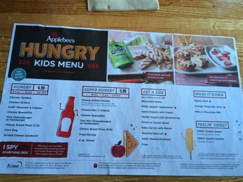 Applebees Menu Prices Kids