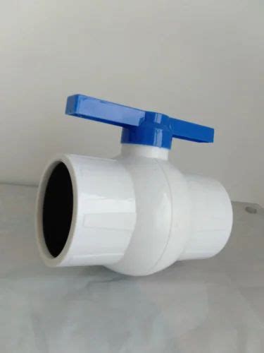 White Pvc Ball Valve At Rs 270 Piece PVC Ball Valves In Rajkot ID