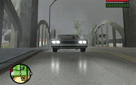 gta sa rain reflection mod