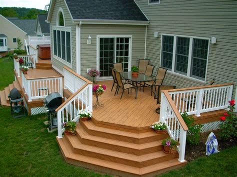 Image Result For Front Porch Three Sided Stairs Decks Backyard Deck