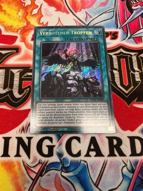 Yugioh Forbidden Droplet Brol Secret Rare Neu Kaufen Auf Ricardo