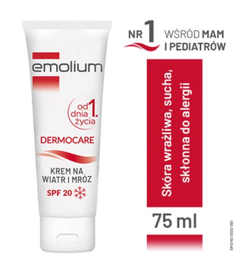 EMOLIUM DERMOCARE Krem na wiatr i mróz SPF 20 75 ml cena opinie