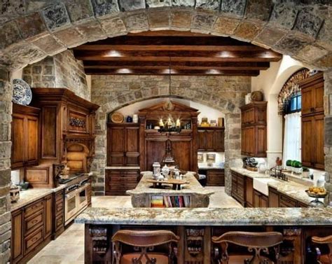 Modern And Traditional Spanish Style Kitchen Designs Rustic