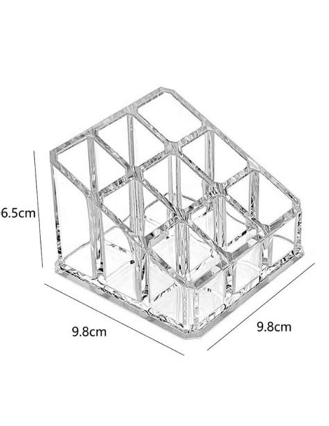 24 siatka pudełko na szminki akrylowe organizator na przybory do