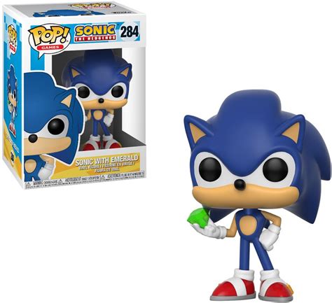 Funko Sonic The Hedgehog Funko Pop Games Sonic With Emerald Vinyl