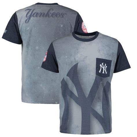 Men's New York Yankees White/Navy Team Pocket T-Shirt